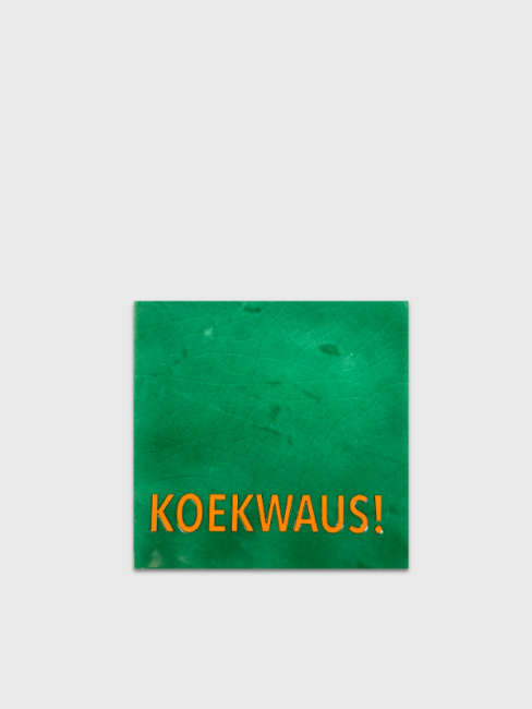 Tegel 'Koekwaus' groen