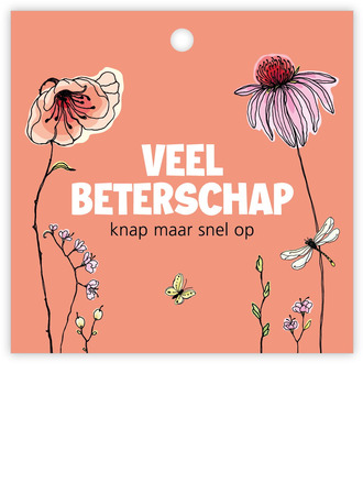 Veel beterschap, knap maar snel op dubbelkaartje