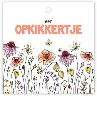 Een opkikkertje dubbelkaartje